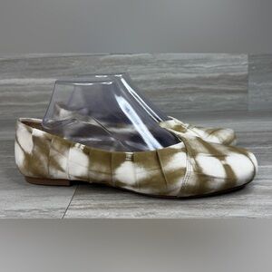 Korks by Kork-Ease Palmer Tie-Dye Cloth Ballet Flats Womens Size 10